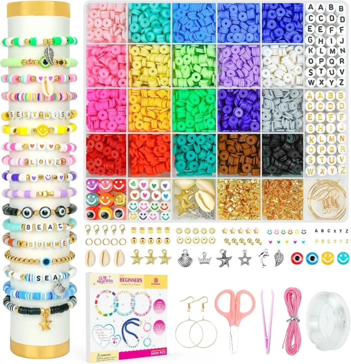 Clay Beads Bracelet Making Kit