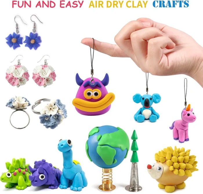 Air Dry Modeling Clay Kit - Image 2