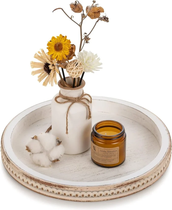 Hanobe Decorative Serving Tray Wood