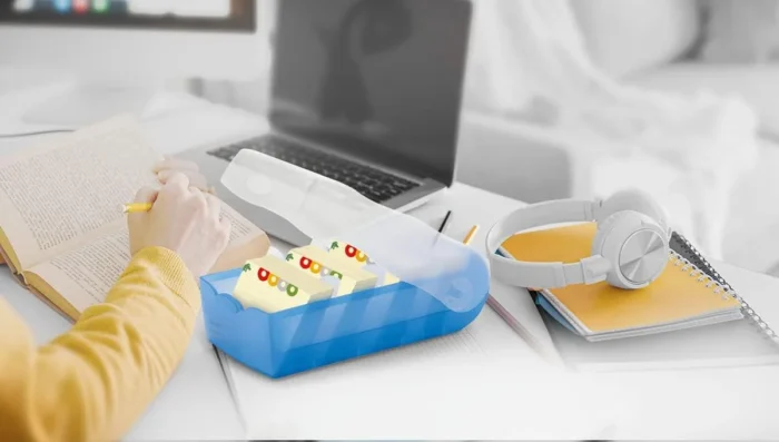 Croco Index Card Box A7 Translucent-GreyCroco Index Card Box A7 Translucent-Grey - Image 2